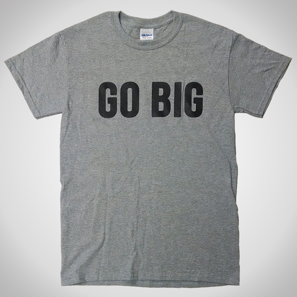 Heather Grey Go Big Logo T-shirt